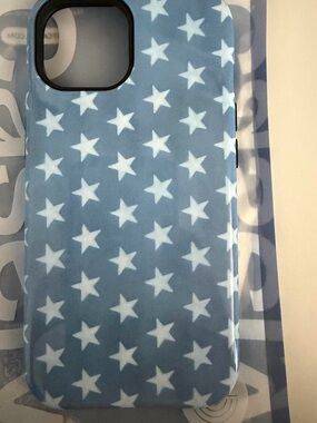 Blue Star Pattern Phone Case - Unbranded